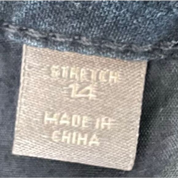 J.Jill Black Slim Ankle Length Straight Leg Jeans - Picture 3 of 5